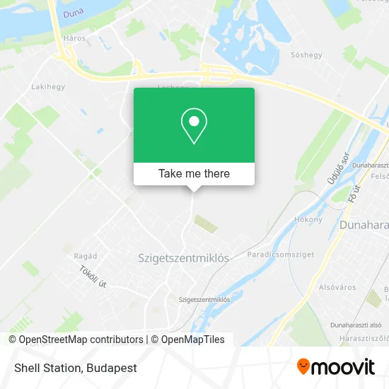 Shell Station map