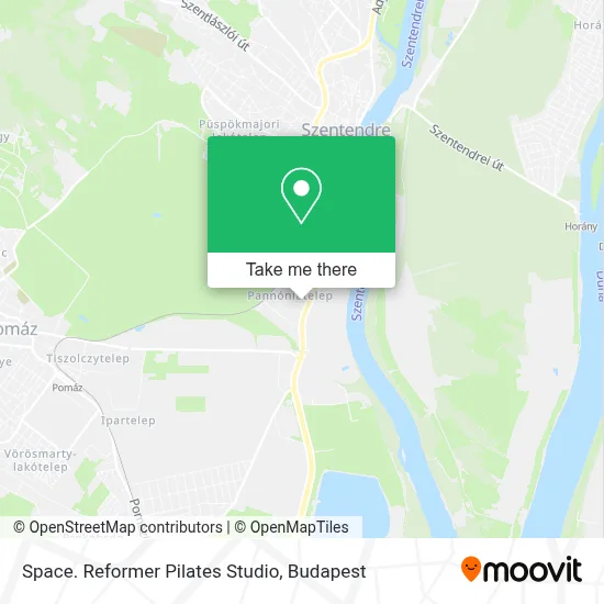 Space. Reformer Pilates Studio map