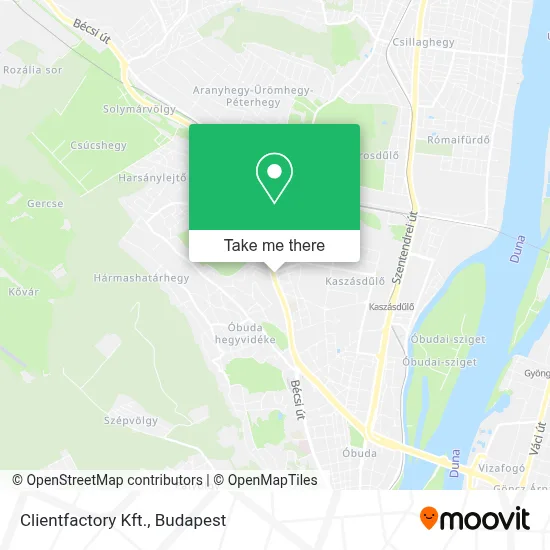 Clientfactory Kft. map