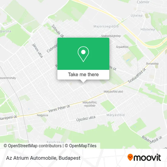 Az Atrium Automobile map