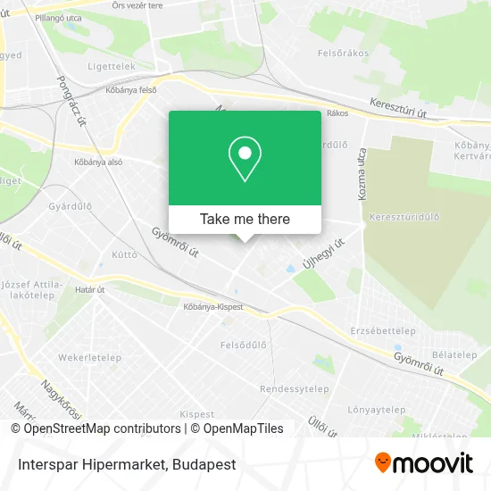 Interspar Hipermarket map
