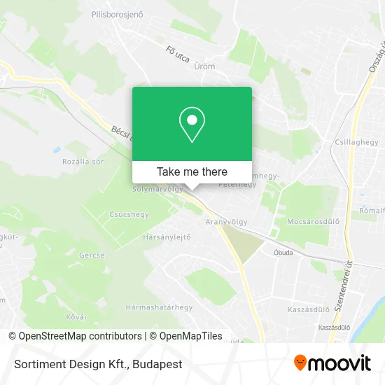 Sortiment Design Kft. map
