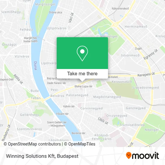 Winning Solutions Kft map