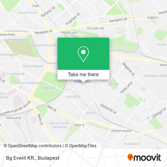 Bg Event Kft. map