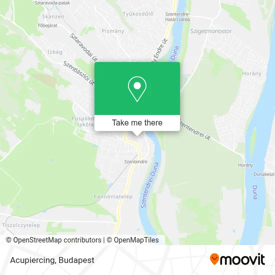 Acupiercing map