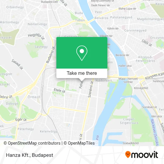 Hanza Kft. map