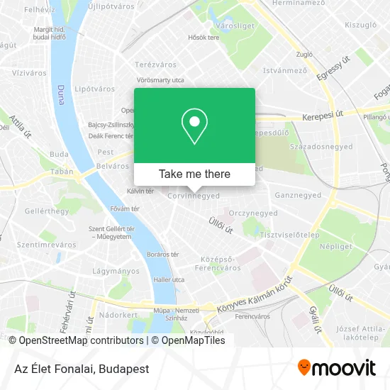 Az Élet Fonalai map