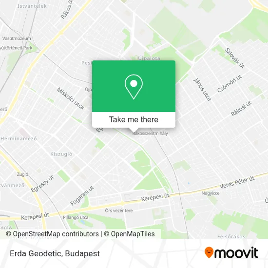 Erda Geodetic map