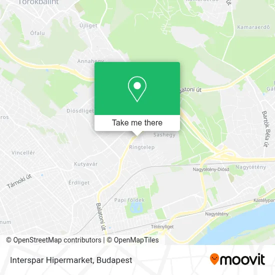 Interspar Hipermarket map