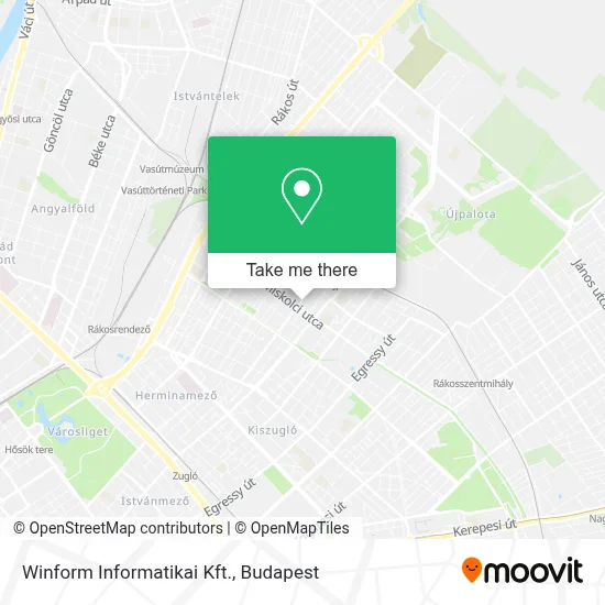 Winform Informatikai Kft. map