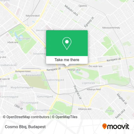 Cosmo Bbq map