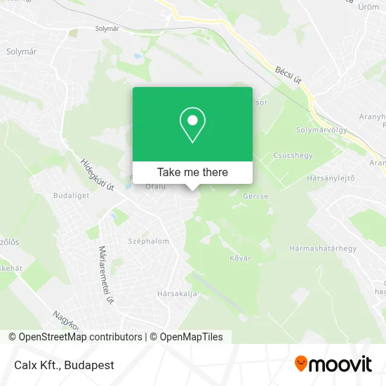 Calx Kft. map