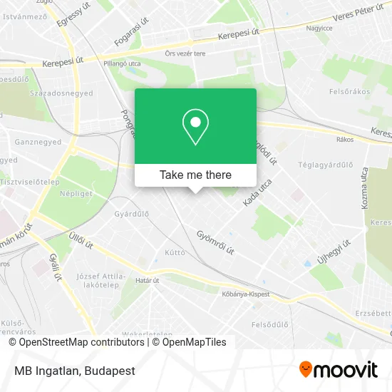 MB Ingatlan map