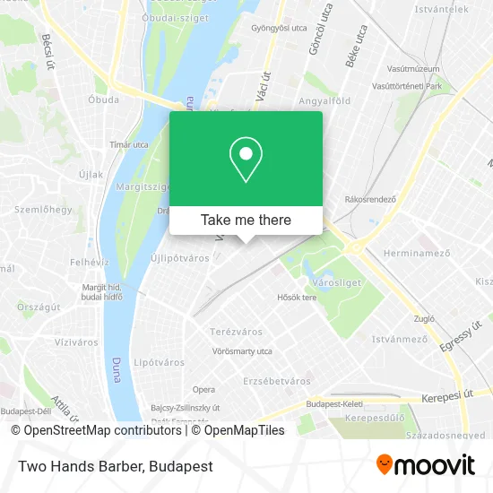 Two Hands Barber map