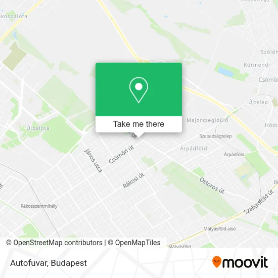 Autofuvar map