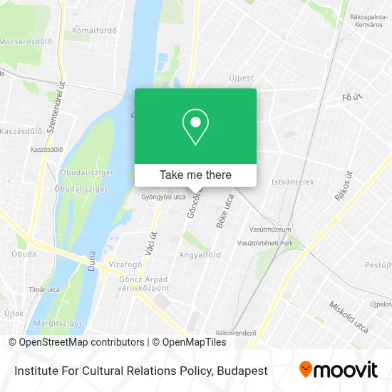 Institute For Cultural Relations Policy map