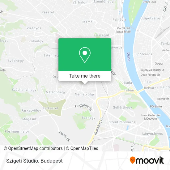 Szigeti Studio map