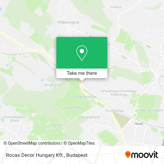 Rocas Decor Hungary Kft. map