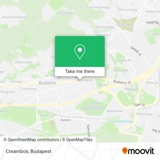 Creambox map