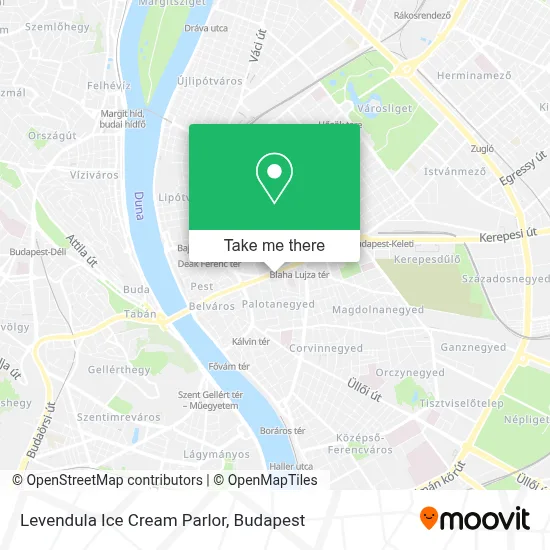 Levendula Ice Cream Parlor map