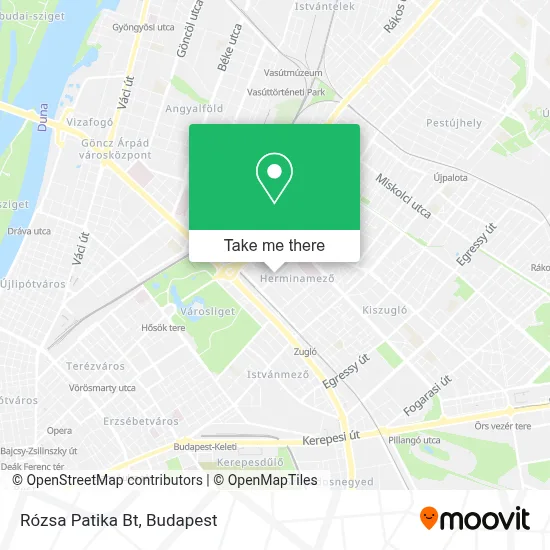 Rózsa Patika Bt map