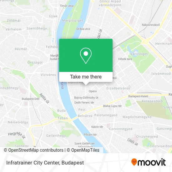 Infratrainer City Center map