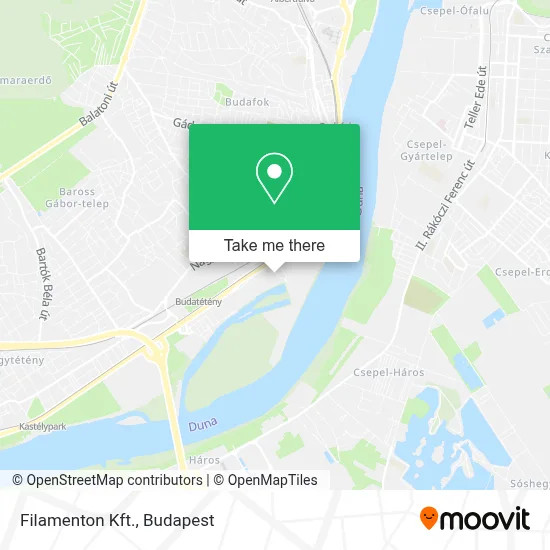 Filamenton Kft. map