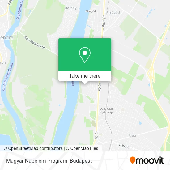 Magyar Napelem Program map