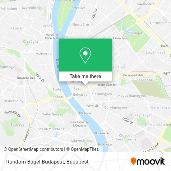 Random Bagel Budapest map