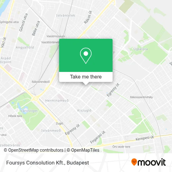 Foursys Consolution Kft. map