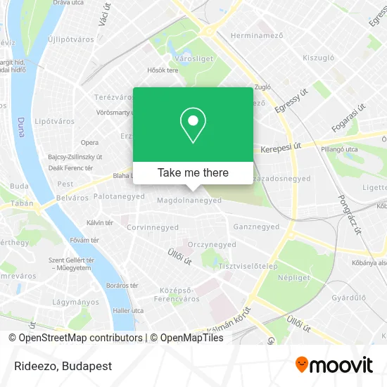 Rideezo map