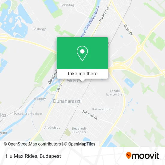 Hu Max Rides map