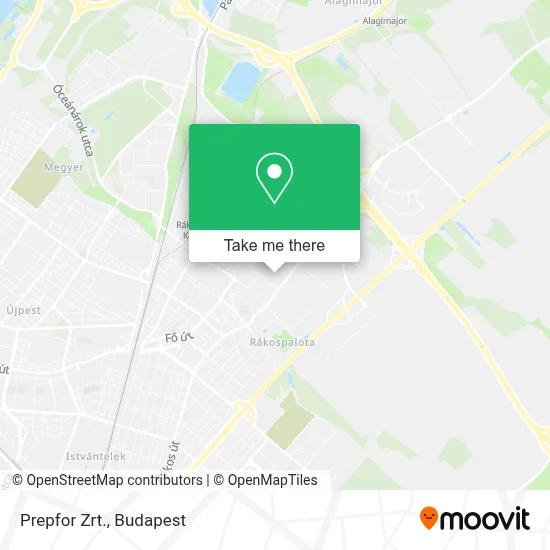 Prepfor Zrt. map