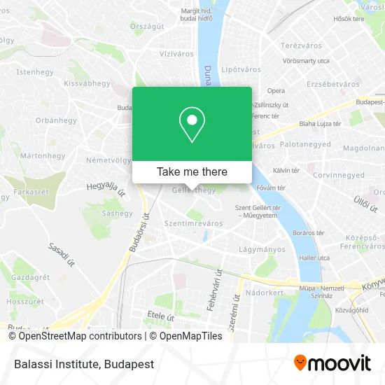 Balassi Institute map
