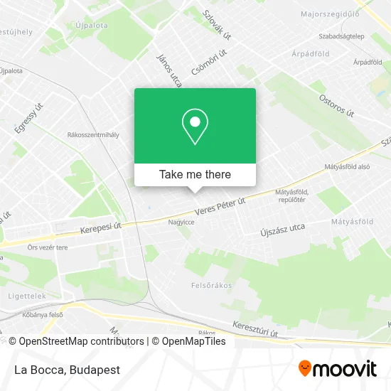 La Bocca map