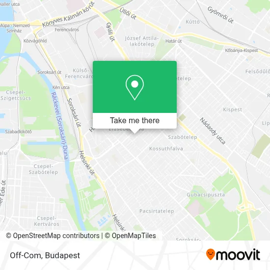 Off-Com map