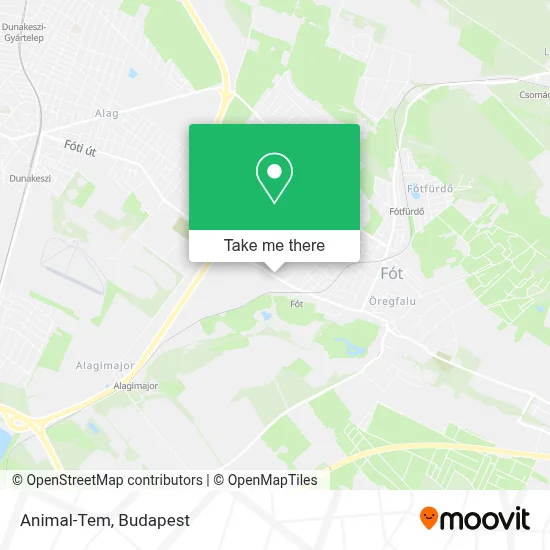 Animal-Tem map