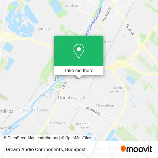 Dream Audio Components map