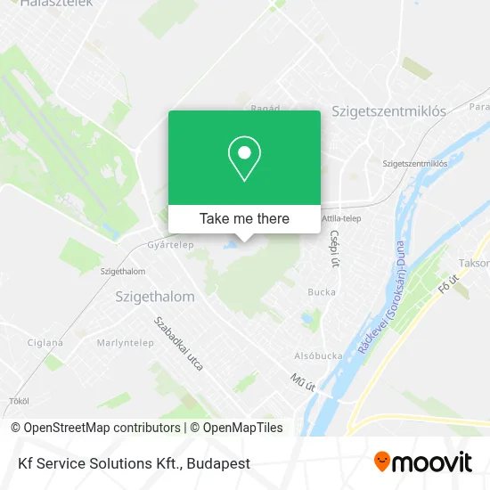 Kf Service Solutions Kft. map