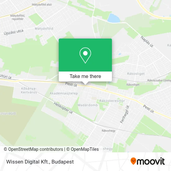Wissen Digital Kft. map
