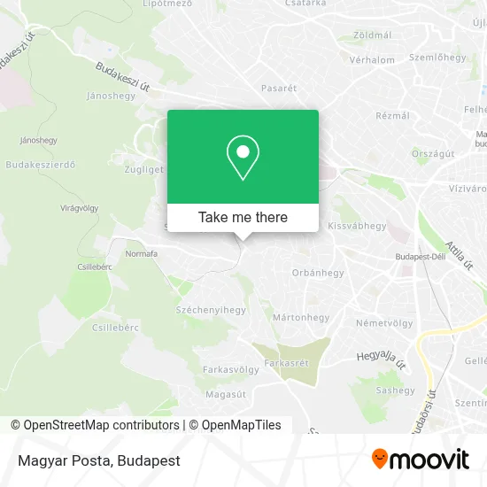 Magyar Posta map