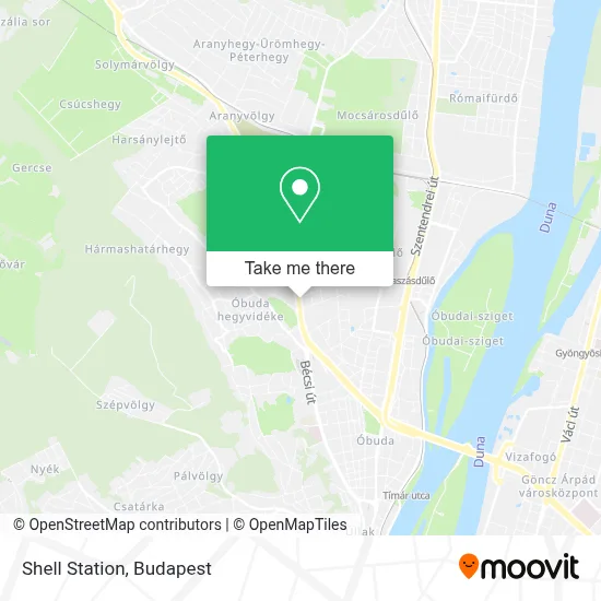 Shell Station map