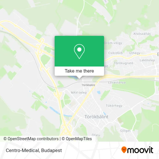 Centro-Medical map