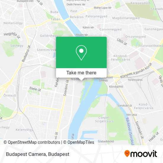 Budapest Camera map