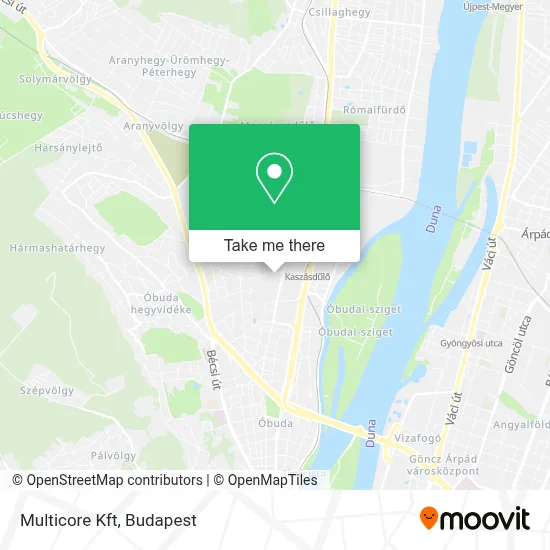 Multicore Kft map