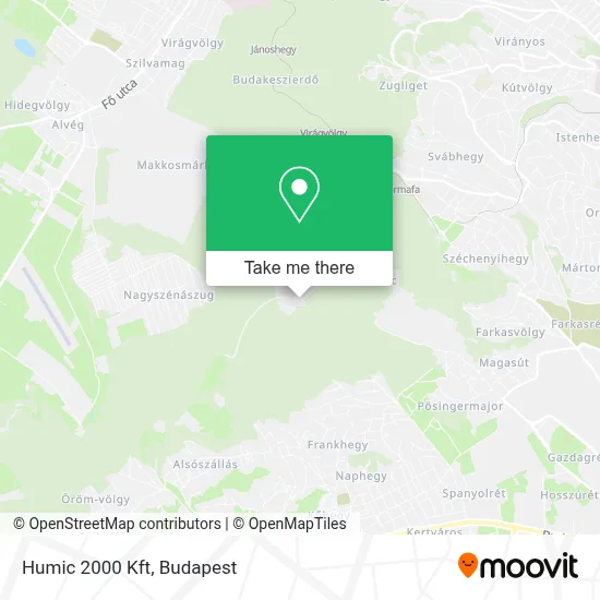 Humic 2000 Kft map