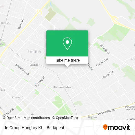 In Group Hungary Kft. map