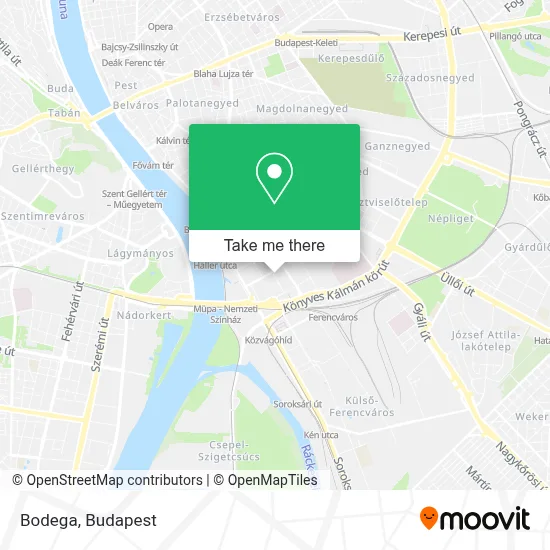 Bodega map