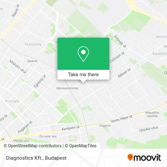 Diagnostics Kft. map