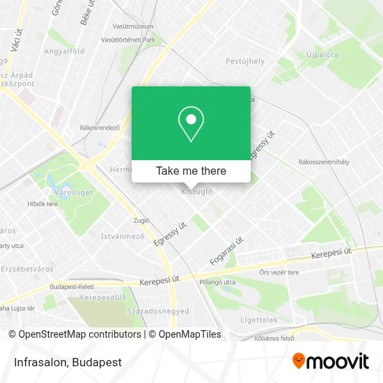 Infrasalon map